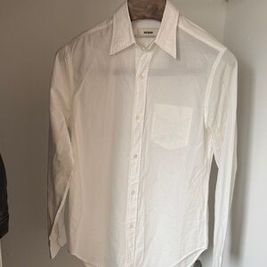 Buck Mason White Cotton Long-Sleeve Button-up shirt